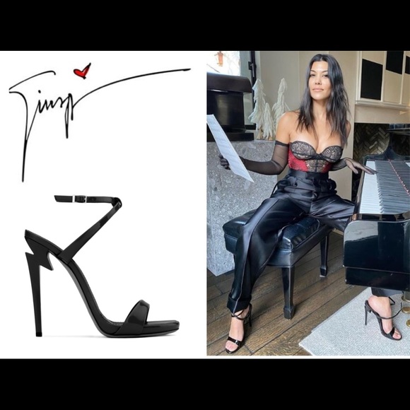 giuseppe zanotti ⚡️NEW ⚡️ sculpted black heel - Picture 4 of 13